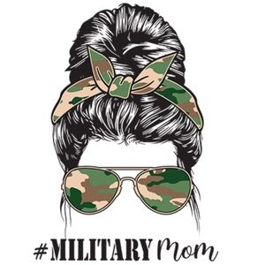 ❤️T-Shirt for Military Mom🪖MADE TO ORDER